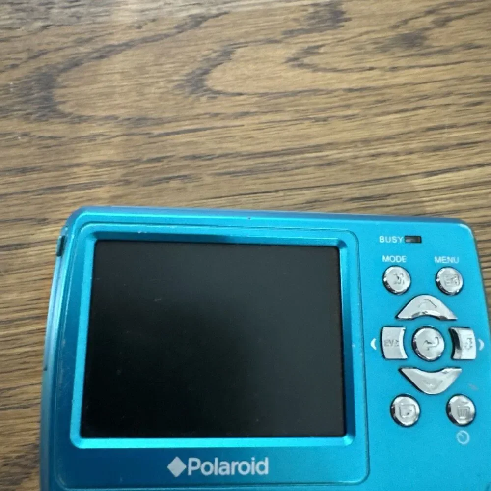 Polaroid A800 8MP Compact Digital Camera Blue 3x Optical Zoom LCD Screen Tested